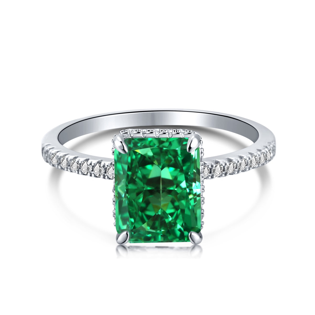 [CharmAmor]4.0 Carat Luxurious Engagement Ring