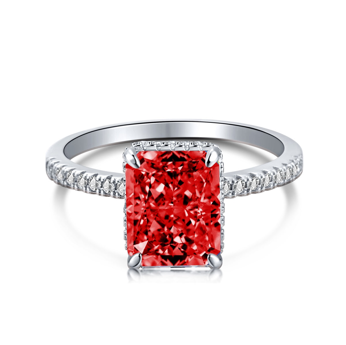 [CharmAmor]4.0 Carat Luxurious Engagement Ring