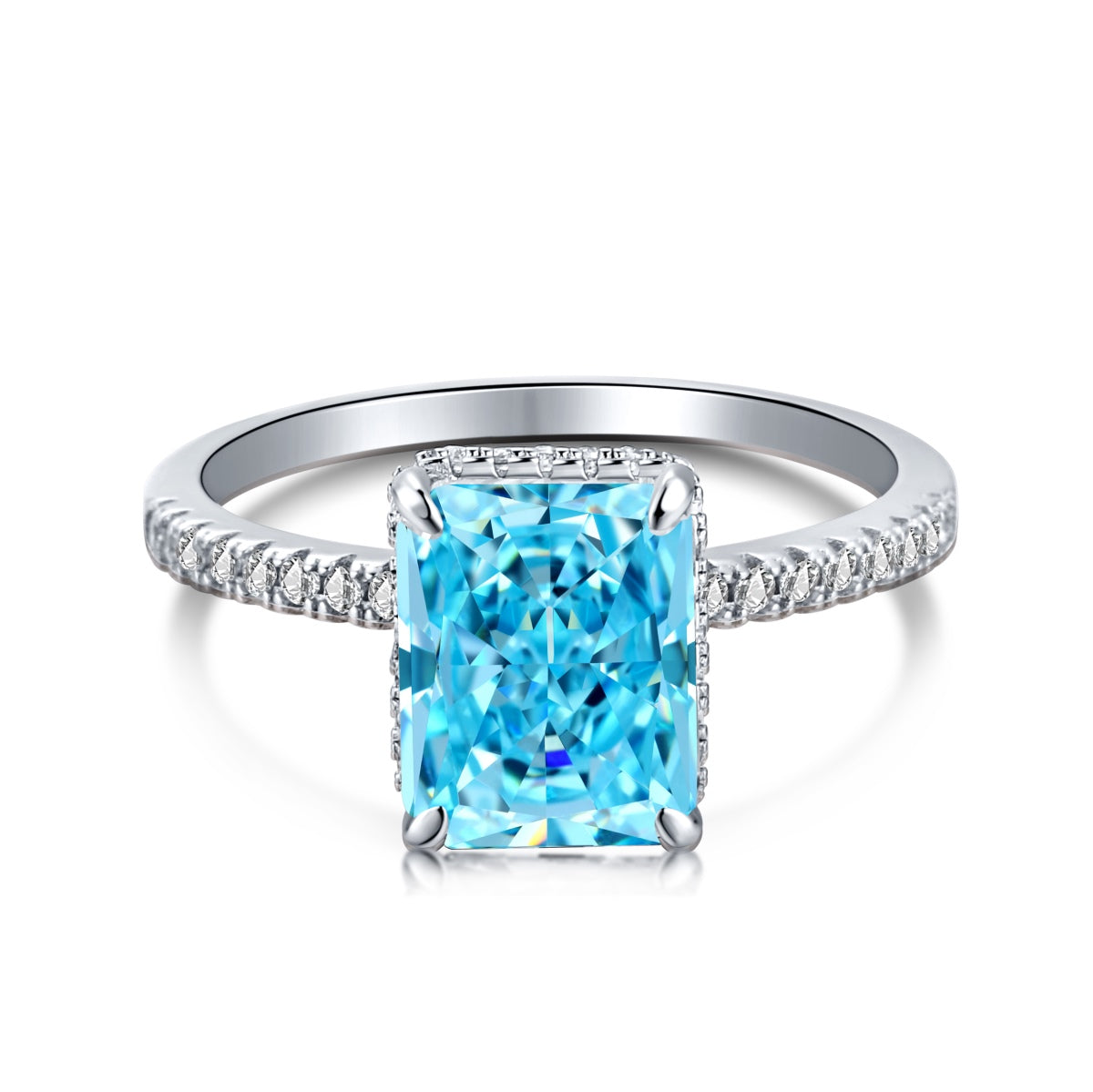 [CharmAmor]4.0 Carat Luxurious Engagement Ring