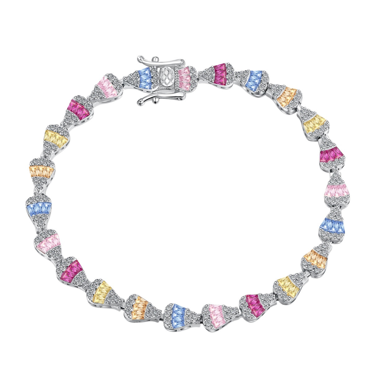 [CharmAmor]Radiant Water Drop Shape Daily Bracelet