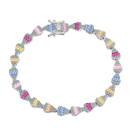 [CharmAmor]Radiant Water Drop Shape Daily Bracelet