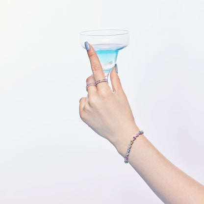[CharmAmor]Radiant Water Drop Shape Daily Bracelet