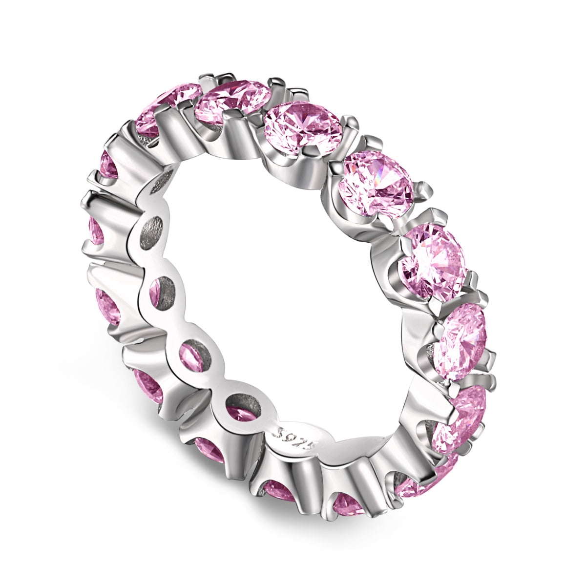 [CharmAmor]Eternity Round Cut Tennis Ring