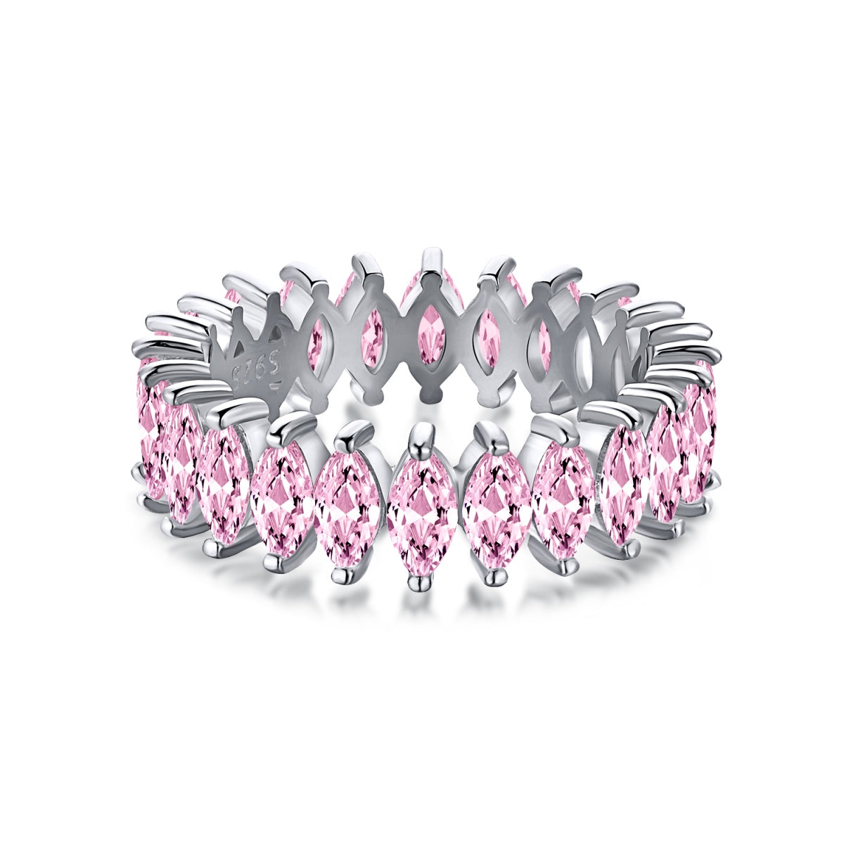 [CharmAmor]Gorgeous Marquise Cut Tennis Ring