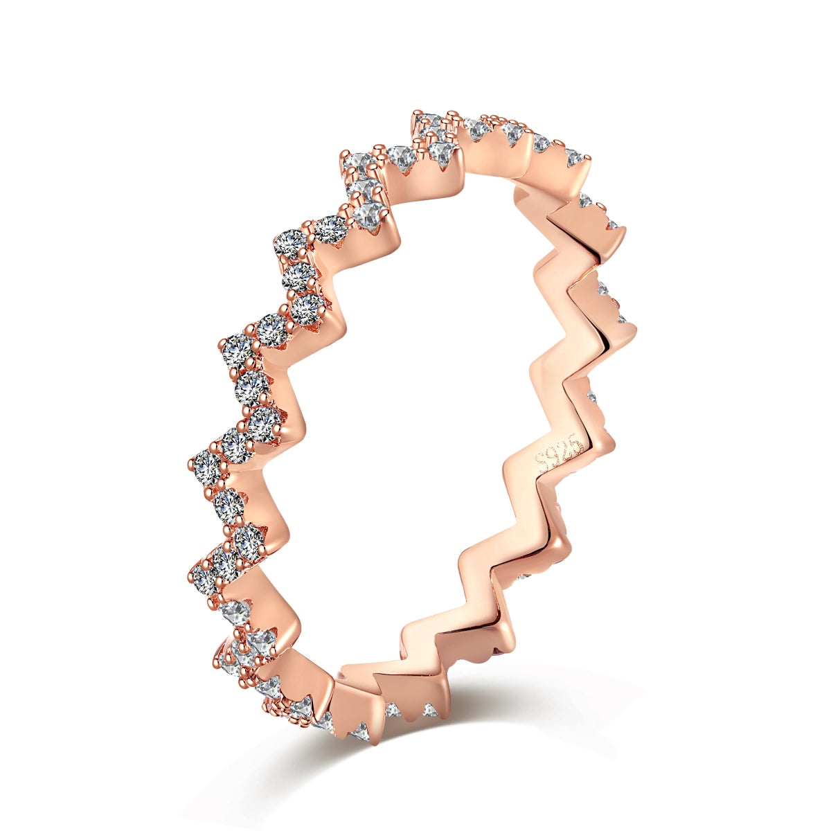 [CharmAmor]Delicate Enchanting Wave Shape Daily Ring