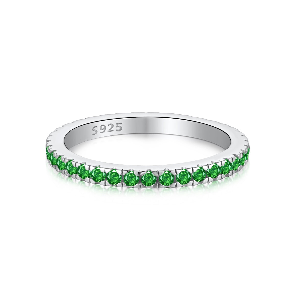 [CharmAmor]Delicate Sparkling Round Cut Daily Ring