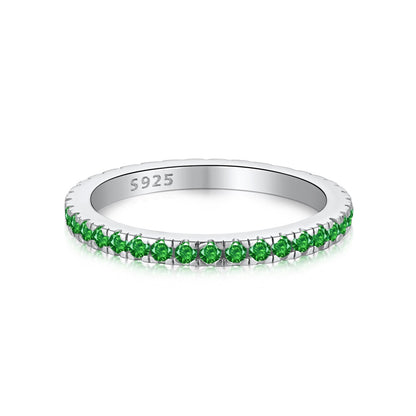 [CharmAmor]Delicate Sparkling Round Cut Daily Ring