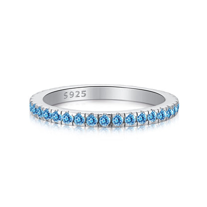 [CharmAmor]Delicate Sparkling Round Cut Daily Ring