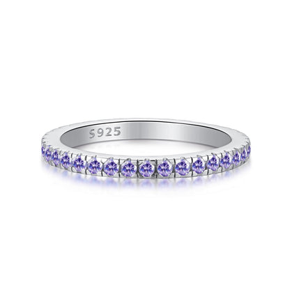 [CharmAmor]Delicate Sparkling Round Cut Daily Ring