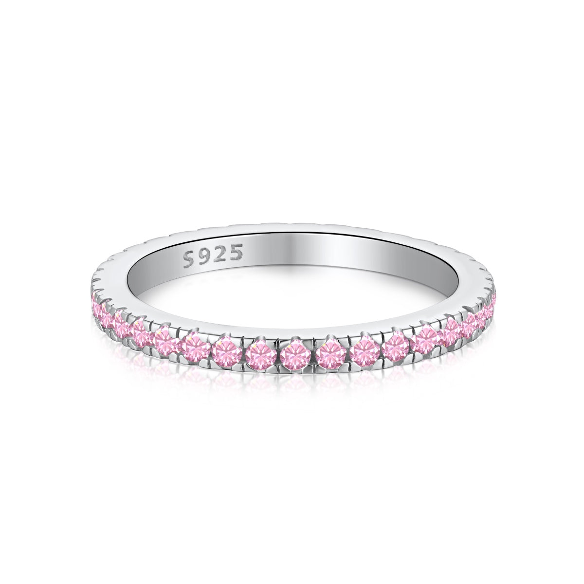 [CharmAmor]Delicate Sparkling Round Cut Daily Ring