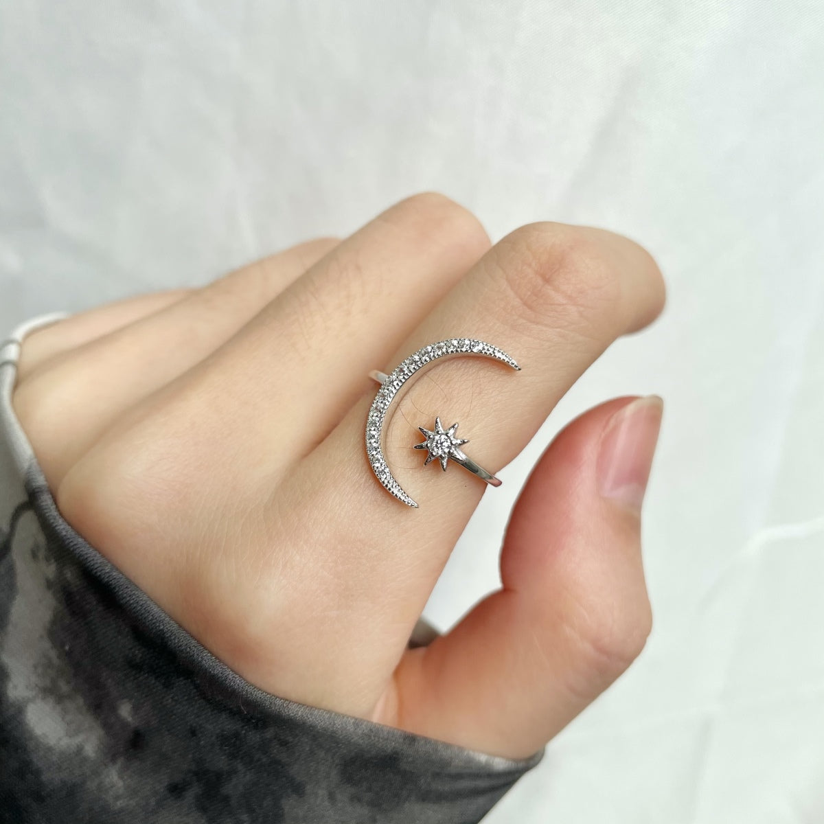 [CharmAmor]Eternity Moon & Star Ring