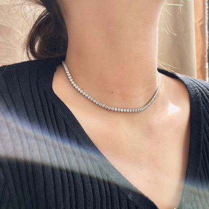 [CharmAmor]Elegant Tennis Chain Necklace