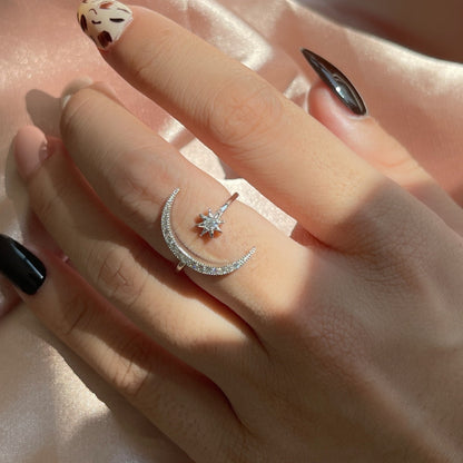[CharmAmor]Eternity Moon & Star Ring