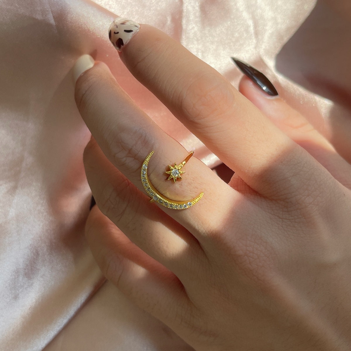 [CharmAmor]Eternity Moon & Star Ring