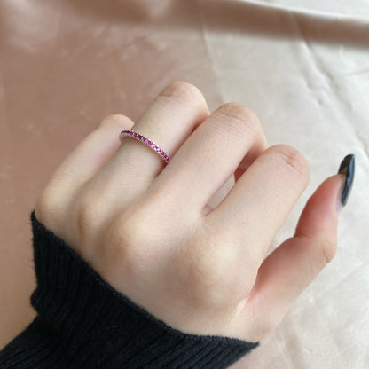 [CharmAmor]Delicate Sparkling Round Cut Daily Ring