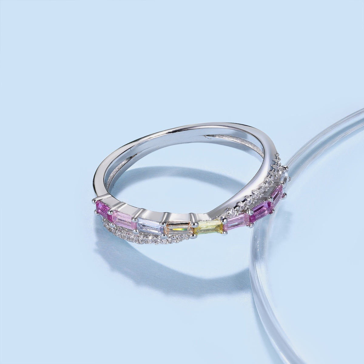 [CharmAmor]Energetic Elegant Radiant Cut Party Ring