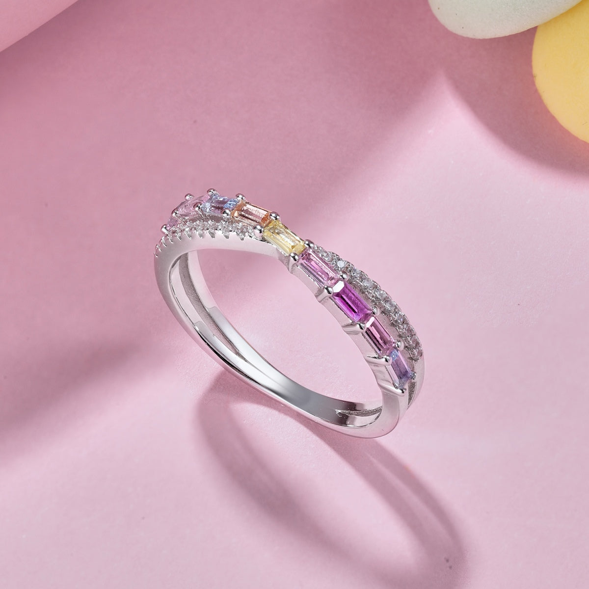 [CharmAmor]Energetic Elegant Radiant Cut Party Ring
