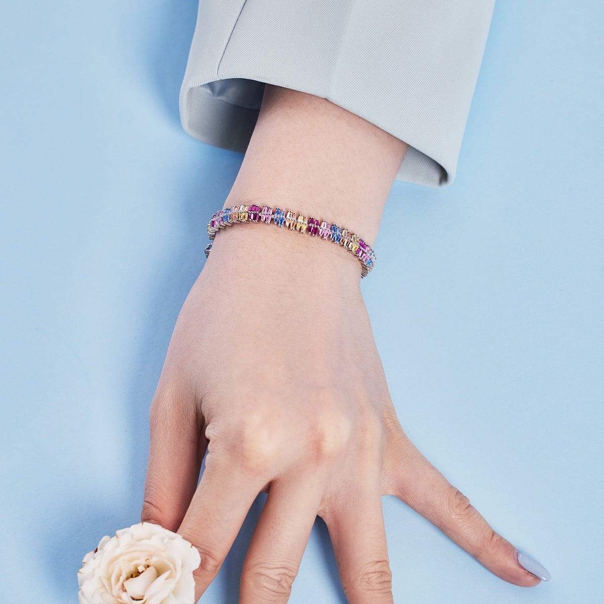 [CharmAmor]Sparkling Exquisite Multi Cut Party Bracelet