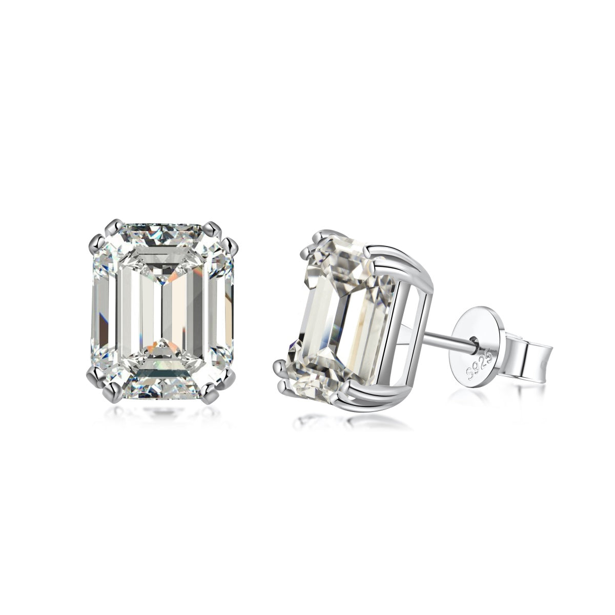 [CharmAmor]Dazzling Square Shape Earrings
