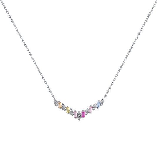 [CharmAmor]Dazzling Rainbow Necklace