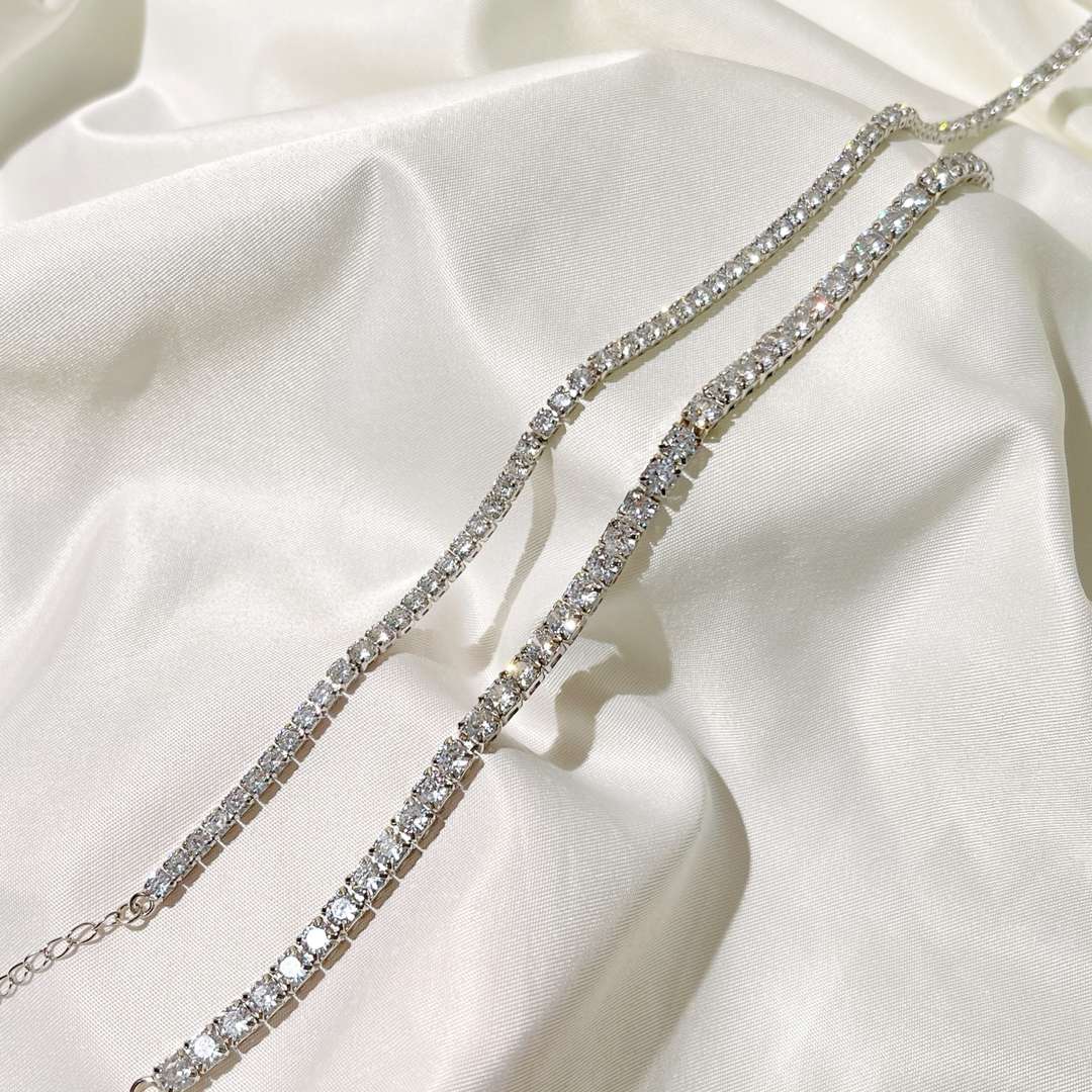 [CharmAmor]Elegant Tennis Chain Necklace