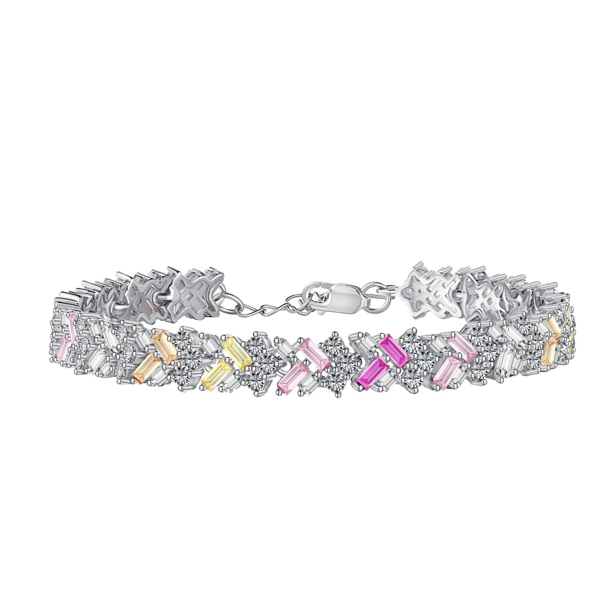 [CharmAmor]Dazzling Unique Multi Shape Daily Bracelet
