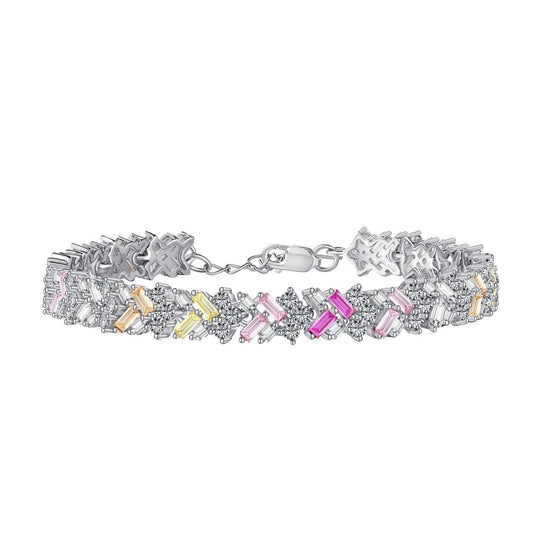 [CharmAmor]Dazzling Unique Multi Shape Daily Bracelet