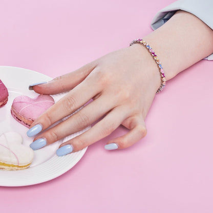 [CharmAmor]Ornate Sparkling Multi Cut Party Bracelet