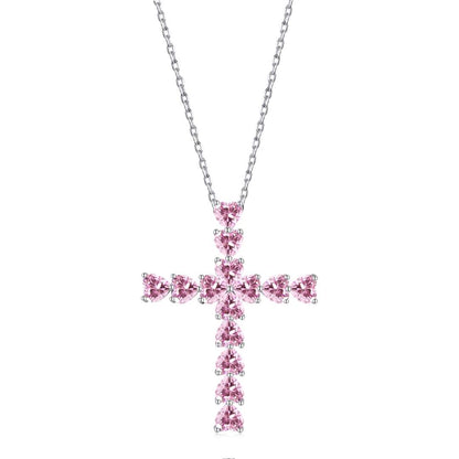 [CharmAmor]Radiant Cross Shape Necklace