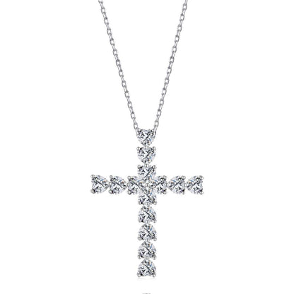 [CharmAmor]Radiant Cross Shape Necklace