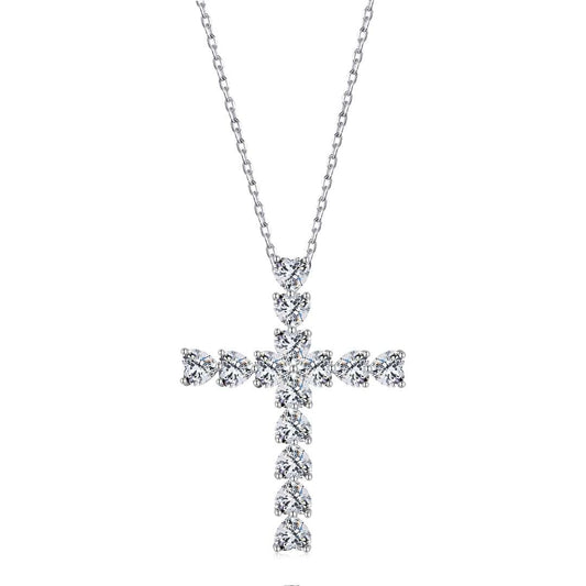 [CharmAmor]Radiant Cross Shape Necklace
