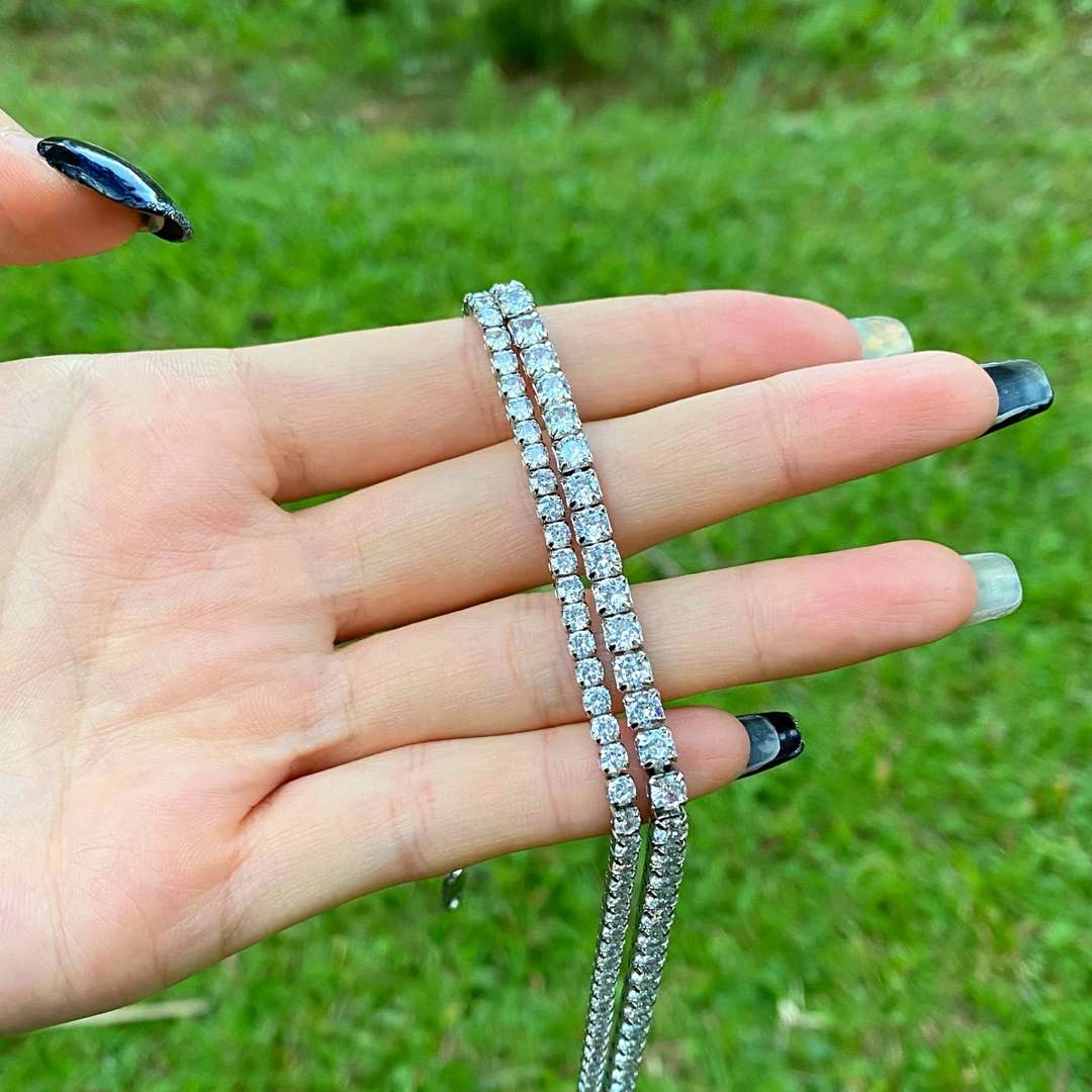 [CharmAmor]Elegant Tennis Chain Necklace