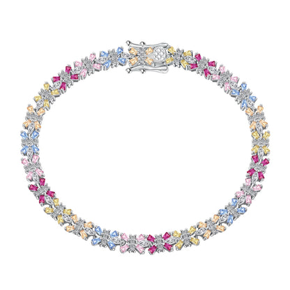 [CharmAmor]Radiant Colorful Emerald Cut Party Bracelet