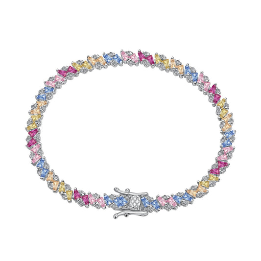[CharmAmor]Ornate Sparkling Multi Cut Party Bracelet
