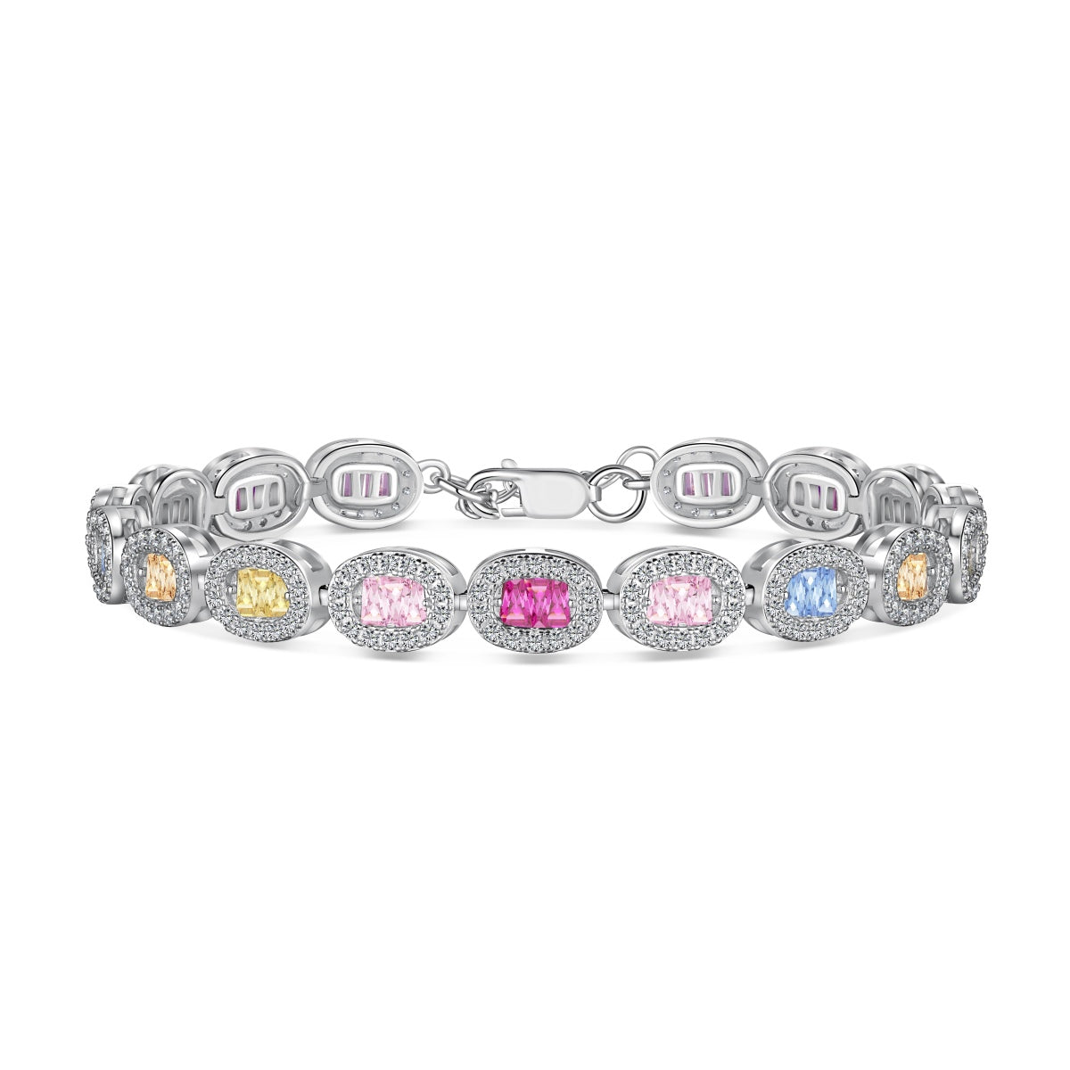[CharmAmor]Exquisite Ornate Emerald Cut Daily Bracelet
