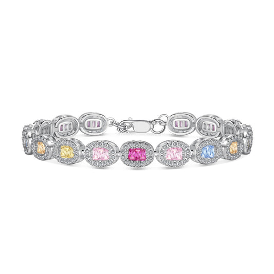 [CharmAmor]Exquisite Ornate Emerald Cut Daily Bracelet