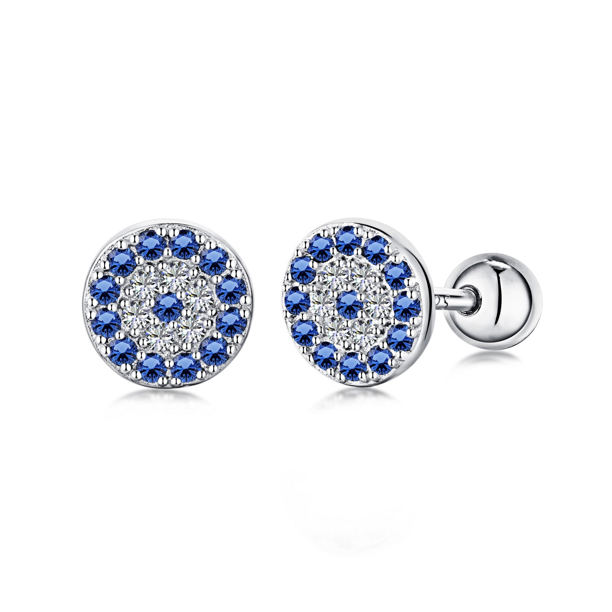 [CharmAmor]Devil's Eye Ear Bone Nail Earrings