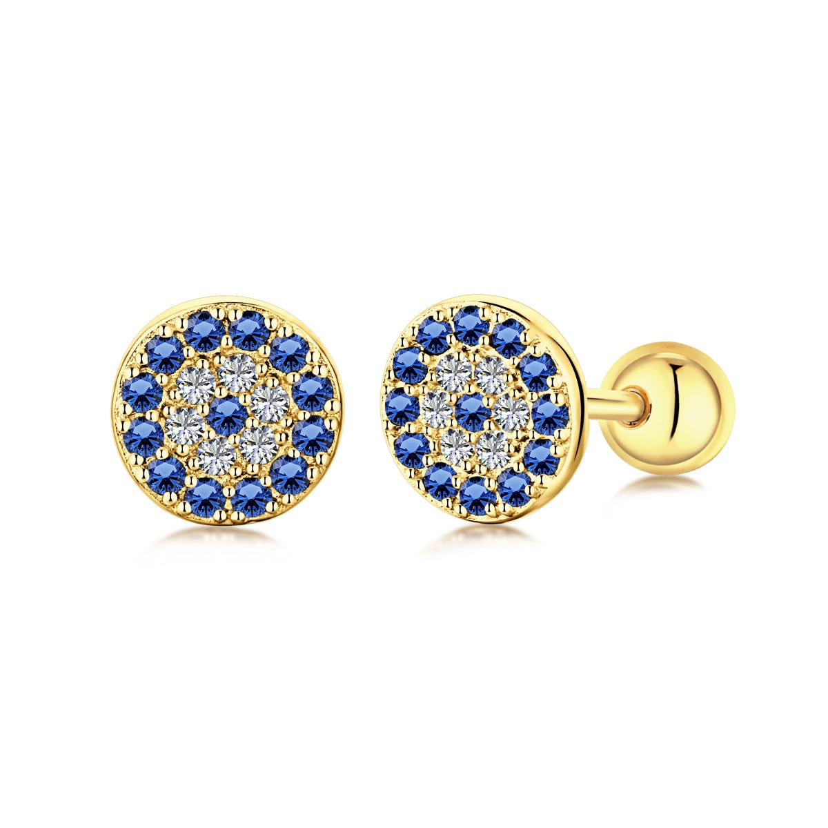 [CharmAmor]Devil's Eye Ear Bone Nail Earrings