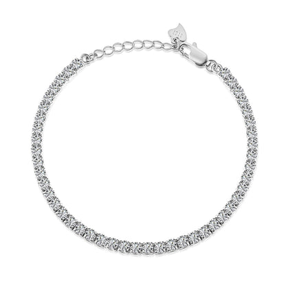 [CharmAmor]Sparkling Round Cut Daily Bracelet