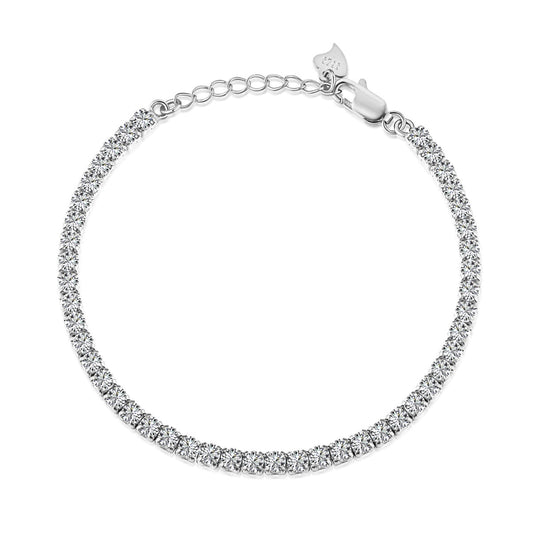 [CharmAmor]Sparkling Round Cut Daily Bracelet