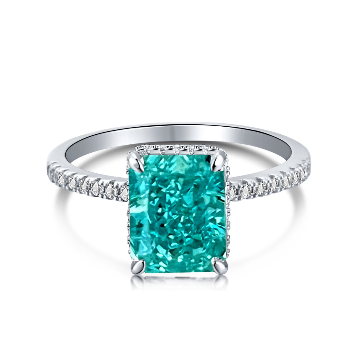 [CharmAmor]4.0 Carat Luxurious Engagement Ring