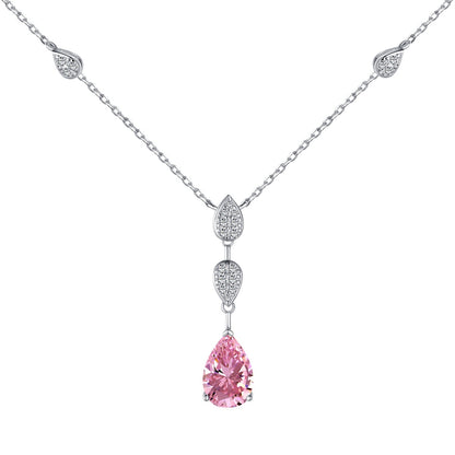 [CharmAmor]Dazzling Pear Cut Necklace