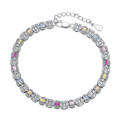 [CharmAmor]Dazzling Radiant Multi Cut Daily Bracelet