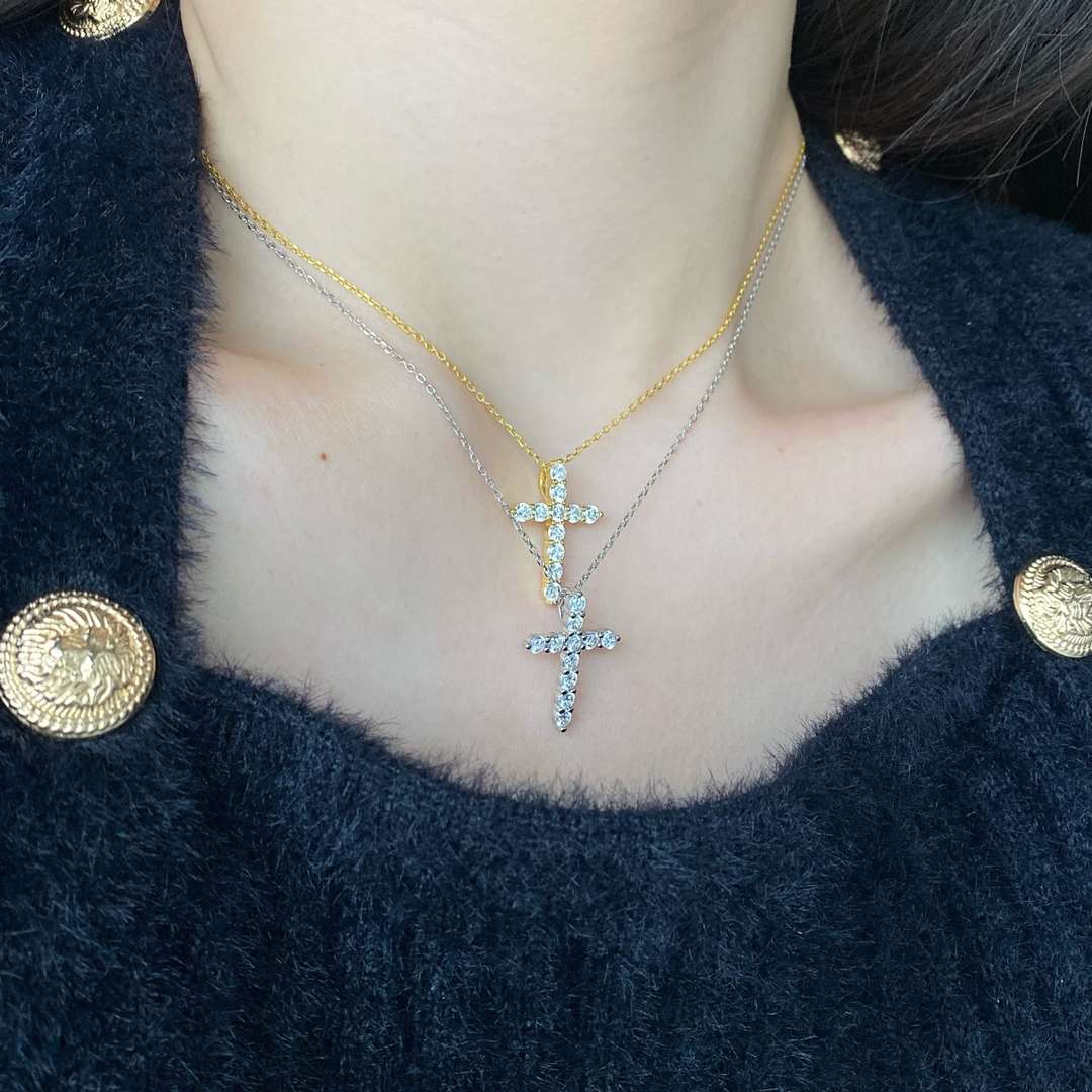 [CharmAmor]Unique Cross Shape Necklace