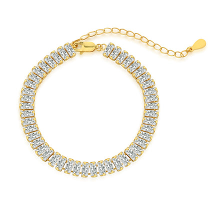 [CharmAmor]Exquisite Emerald Cut Daily Bracelet