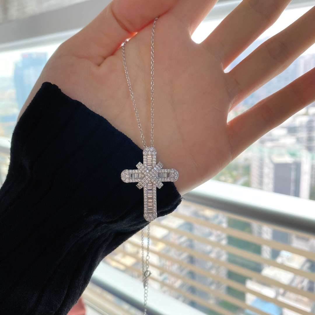 [CharmAmor]Gypsophila With Dimonds Necklace