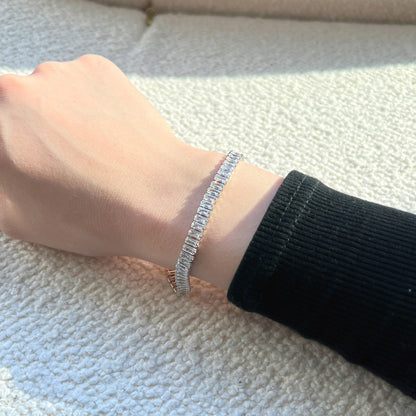 [CharmAmor]Exquisite Emerald Cut Daily Bracelet