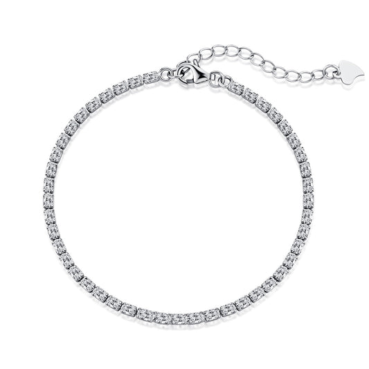 [CharmAmor]Elegant Emerald Cut Daily Bracelet