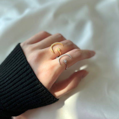 [CharmAmor]Eternity Moon & Star Ring