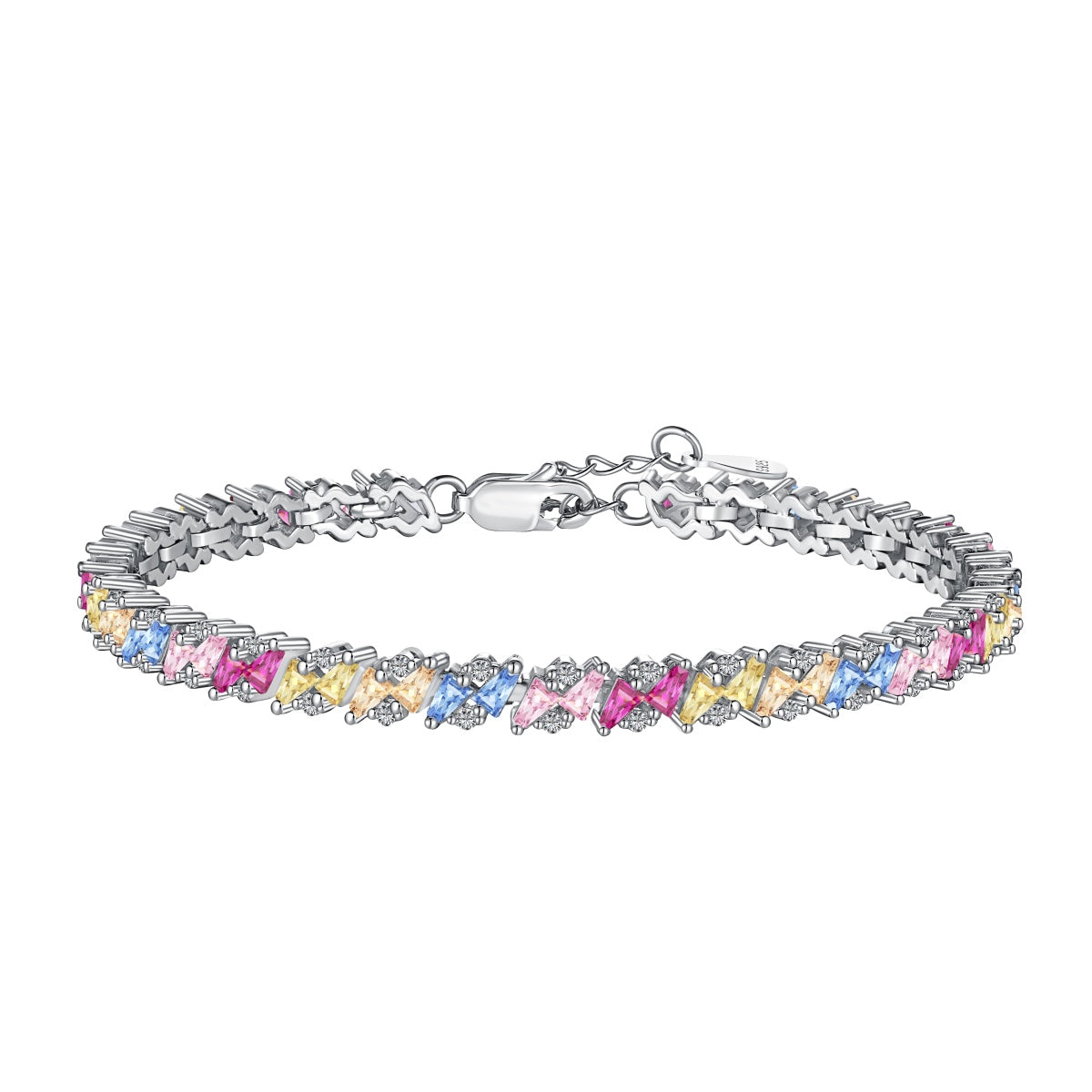 [CharmAmor]Ornate Sparkling Multi Cut Party Bracelet